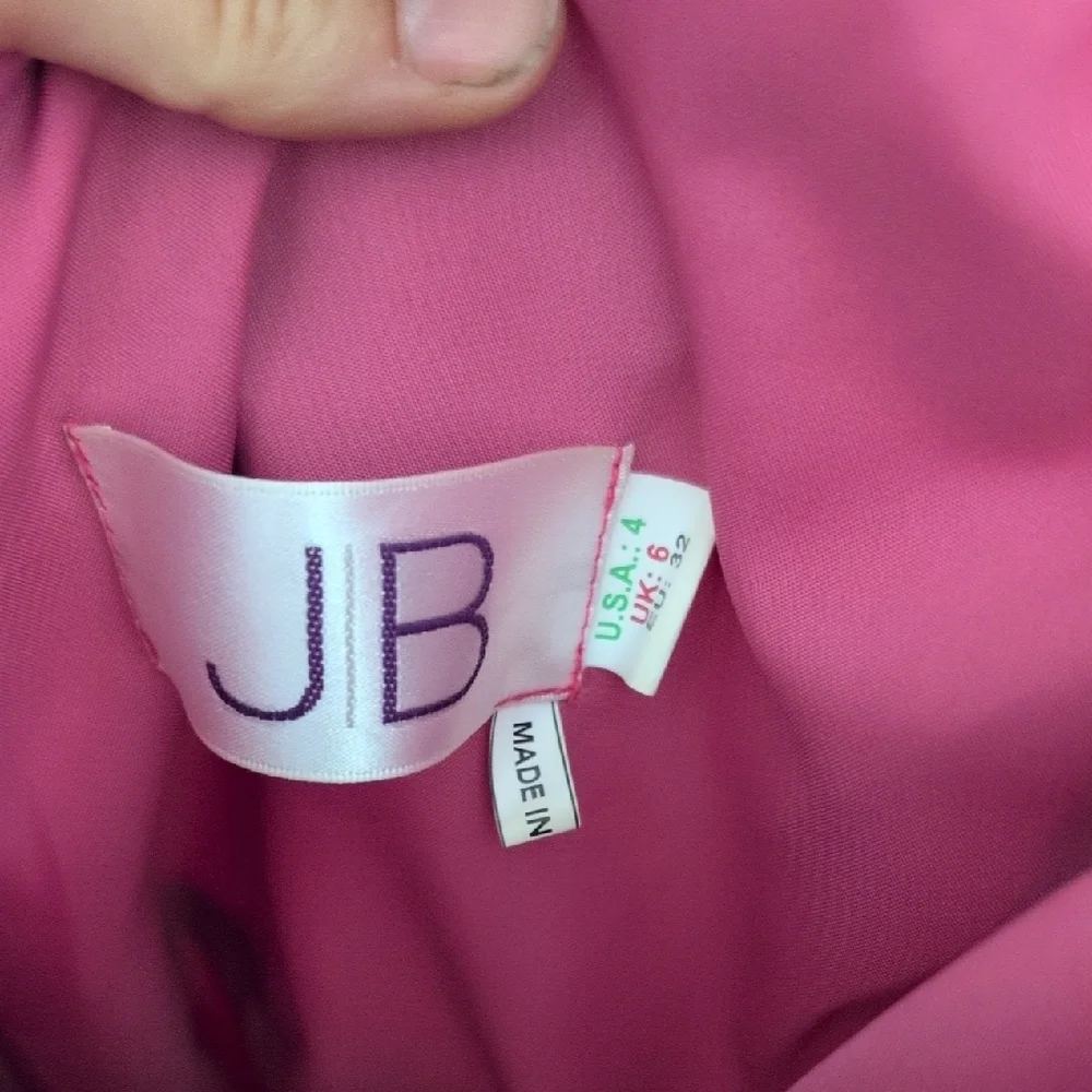 Pink Ruched Ruffled Dress - Picture 2 of 5